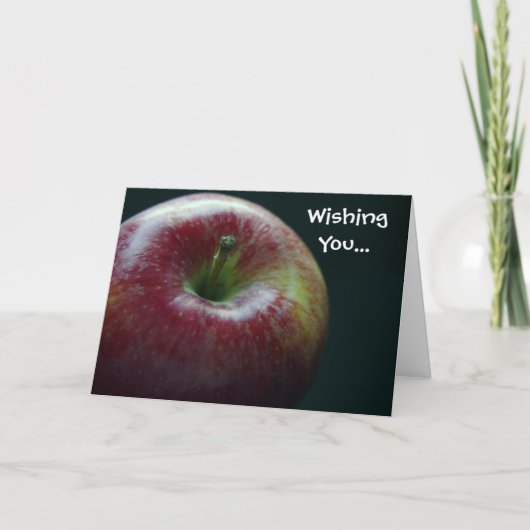 Eine schnelle Erholung Karte (Vorderseite)