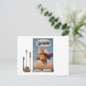 "Eine schnelle Erholung wünschen" Postkarte (Stehend Vorderseite)