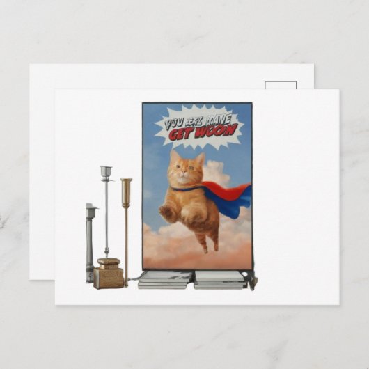 "Eine schnelle Erholung wünschen" Postkarte (Vorne/Hinten)