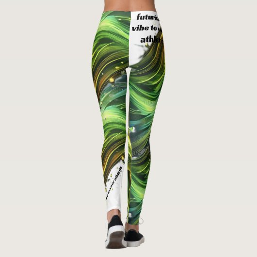 Eine Schockwelle, ein dynamisches und futuristisch Leggings (Rückseite)