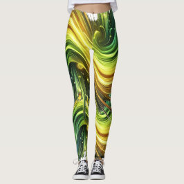 Eine Schockwelle, ein dynamisches und futuristisch Leggings