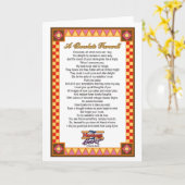 Eine Schokolade Karte (Gelbe Blume)