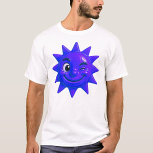 Eine schöne 3D Sonne T-Shirt