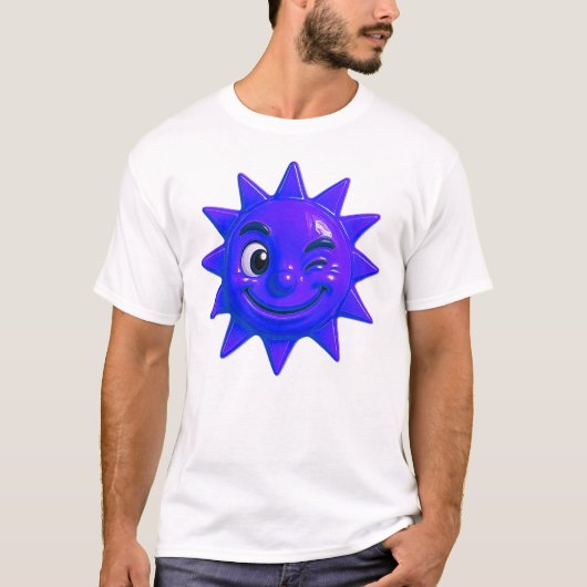 Eine schöne 3D Sonne T-Shirt (Vorderseite)