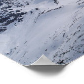 Eine schöne Alaska-Bergszene! Poster (Ecke)