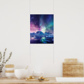Eine schöne Aurora Borealis Poster (Küche)