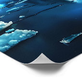 Eine schöne Aurora Borealis Poster (Ecke)