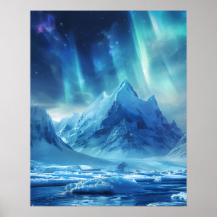 Eine schöne Aurora Borealis Poster