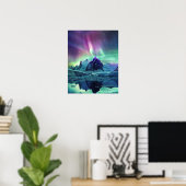 Eine schöne Aurora Borealis Poster (Heimbüro)