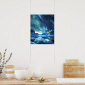 Eine schöne Aurora Borealis Poster (Küche)