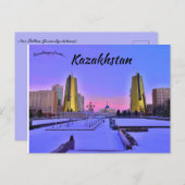 Eine schöne Aussicht auf Nur Sultan Kasachstan Postkarte (Vorne/Hinten)