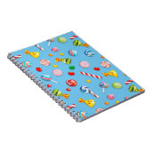 Eine schöne Auswahl an Süßigkeiten Notizblock (Rechte Seite)