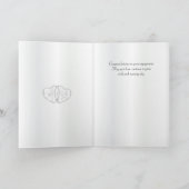 Eine schöne Braut zu sein Glückwunschkarte. Karte (Innenseite)