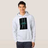 Eine schöne brünette Pilotin Hoodie (Vorne ganz)