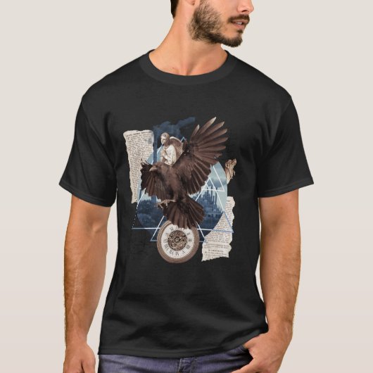 Eine schöne Collage mit Adler  T-Shirt (Vorderseite)
