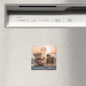 Eine schöne Digital-Schwangerschaftsankündigung am Magnet (In Situ (Geschirrspüler))