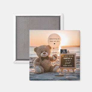 Eine schöne digitale Schwangerschaftsankündigung a Magnet