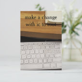 eine schöne Einladung entwerfen (Stehend Vorderseite)