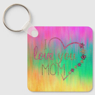 Eine schöne Farbpalette, die ich meiner Mutter Lie Schlüsselanhänger