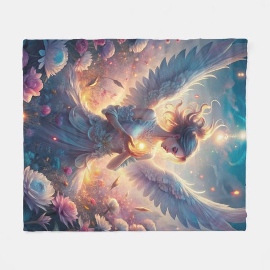 Eine schöne Fee Fleecedecke (Vorderseite (Horizontal))