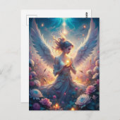 Eine schöne Fee Postkarte (Vorne/Hinten)