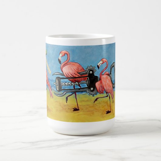 Eine schöne Flamingo-Tasse Kaffeetasse (Mittel)