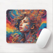 Eine schöne Frau verschwindet Mousepad (Mit Mouse)