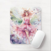 Eine schöne Frühlingsfee Mousepad (Mit Mouse)