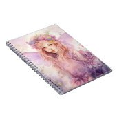 Eine schöne Frühlingsfee Notizblock (Rechte Seite)