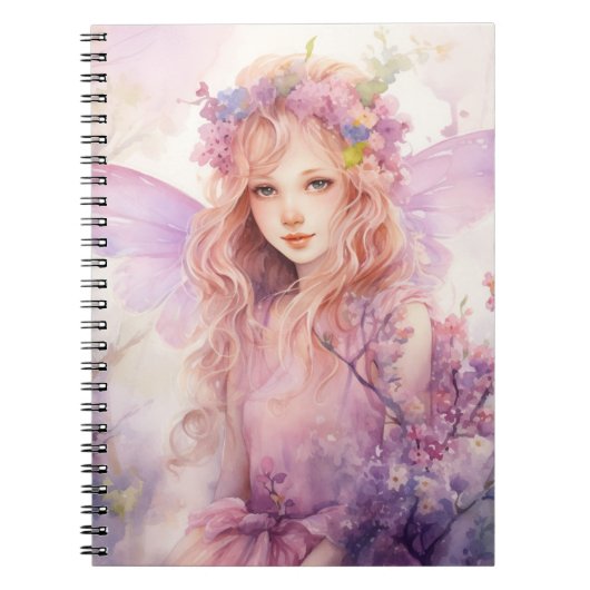 Eine schöne Frühlingsfee Notizblock (Vorderseite)