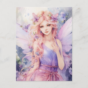 Eine schöne Frühlingsfee Postkarte