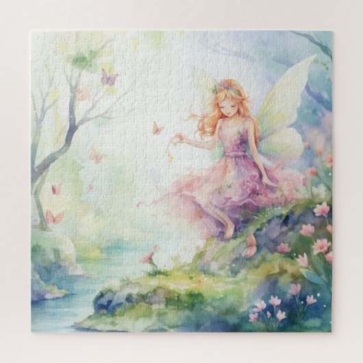 Eine schöne Frühlingsfee Puzzle (Vertikal)