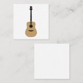 Eine schöne Gitarre Begleitkarte (Vorne/Hinten)