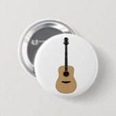 Eine schöne Gitarre Button (Vorne & Hinten)