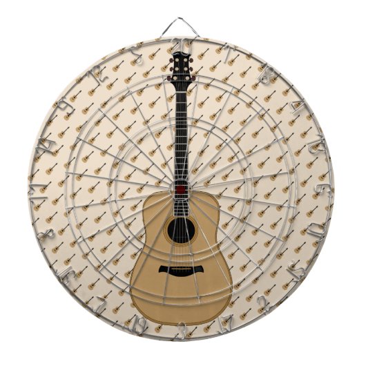 Eine schöne Gitarre Dartscheibe (vorne)