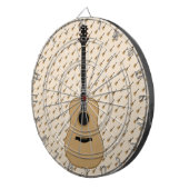 Eine schöne Gitarre Dartscheibe (Vorderseite rechts)