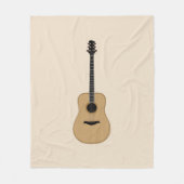 Eine schöne Gitarre Fleecedecke (Vorderseite)