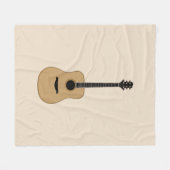 Eine schöne Gitarre Fleecedecke (Vorderseite (Horizontal))