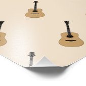 Eine schöne Gitarre Fotodruck (Ecke)