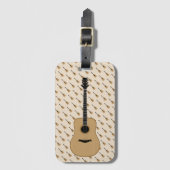 Eine schöne Gitarre Gepäckanhänger (Vorderseite Vertikal)