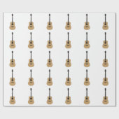 Eine schöne Gitarre Geschenkpapier (Flach)