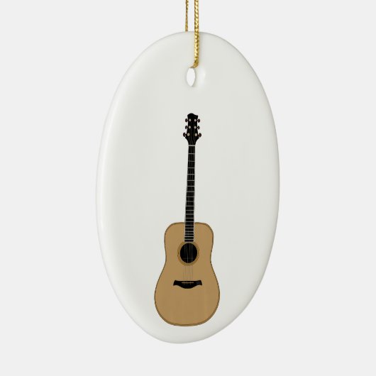 Eine schöne Gitarre Keramik Ornament (Rechts)