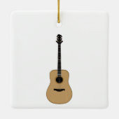 Eine schöne Gitarre Keramikornament (Rückseite)