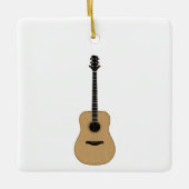 Eine schöne Gitarre Keramikornament (Vorderseite)