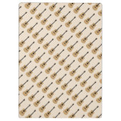 Eine schöne Gitarre Klemmbrett (Rückseite)