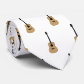 Eine schöne Gitarre Krawatte (Gerollt)