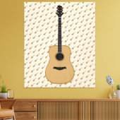 Eine schöne Gitarre Leinwanddruck (Insitu (Wohnzimmer))
