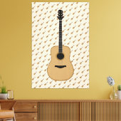Eine schöne Gitarre Leinwanddruck (Insitu (Wohnzimmer))