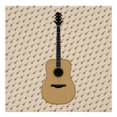 Eine schöne Gitarre Poster (Vorderseite)