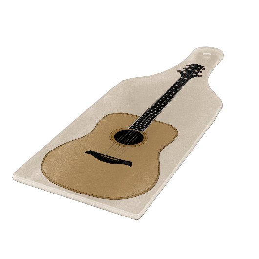 Eine schöne Gitarre Schneidebrett (Ecke)